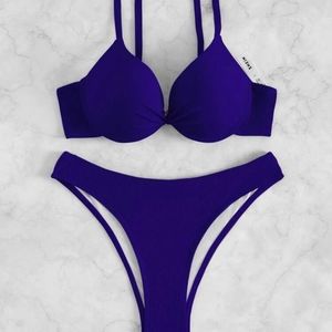 Ribbed, Underwire Bikini